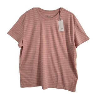 Men's Goodfellow and Company Short Sleeve T-Shirt Pink Size XXL